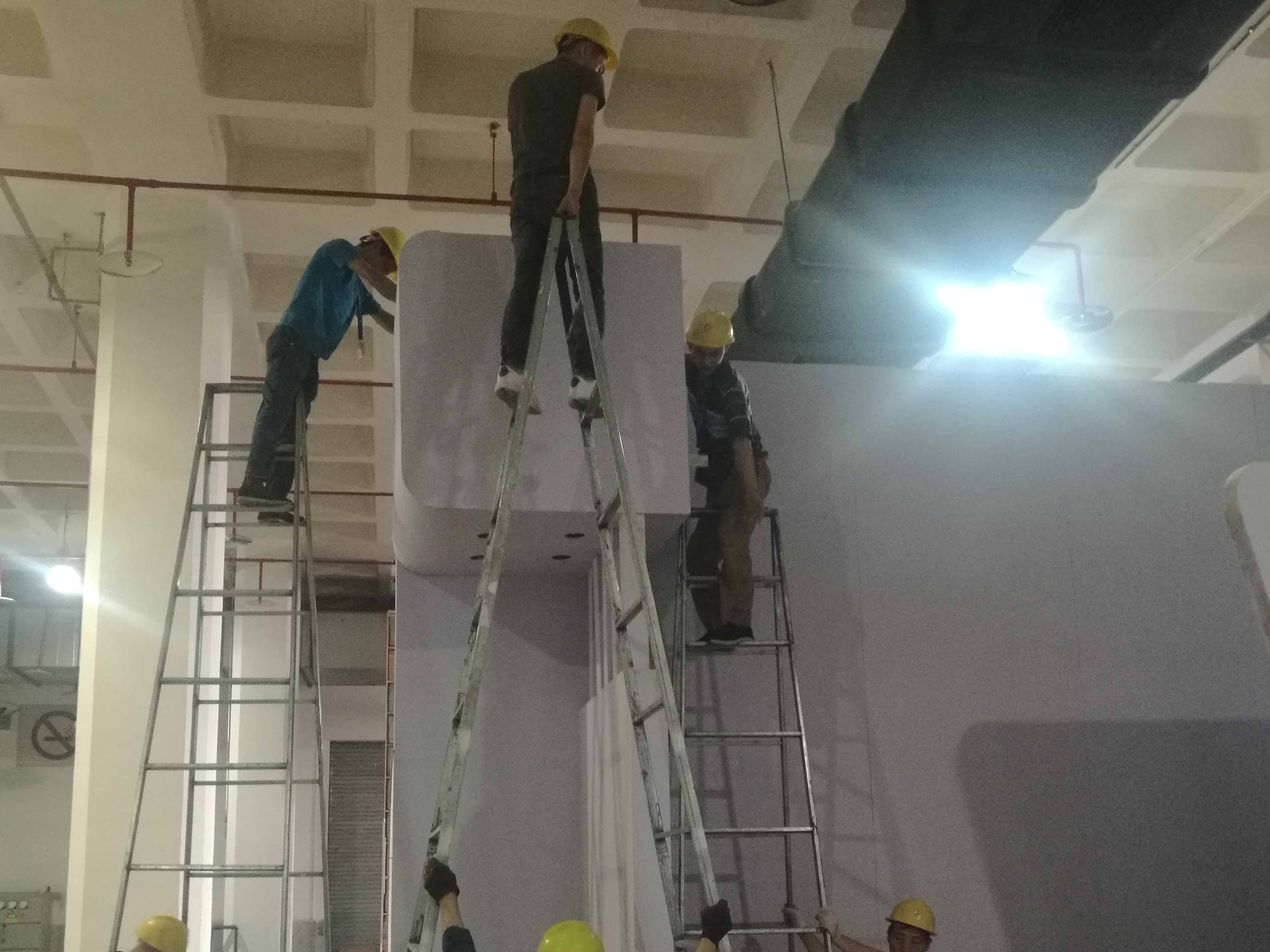 建材展 广州施工现场