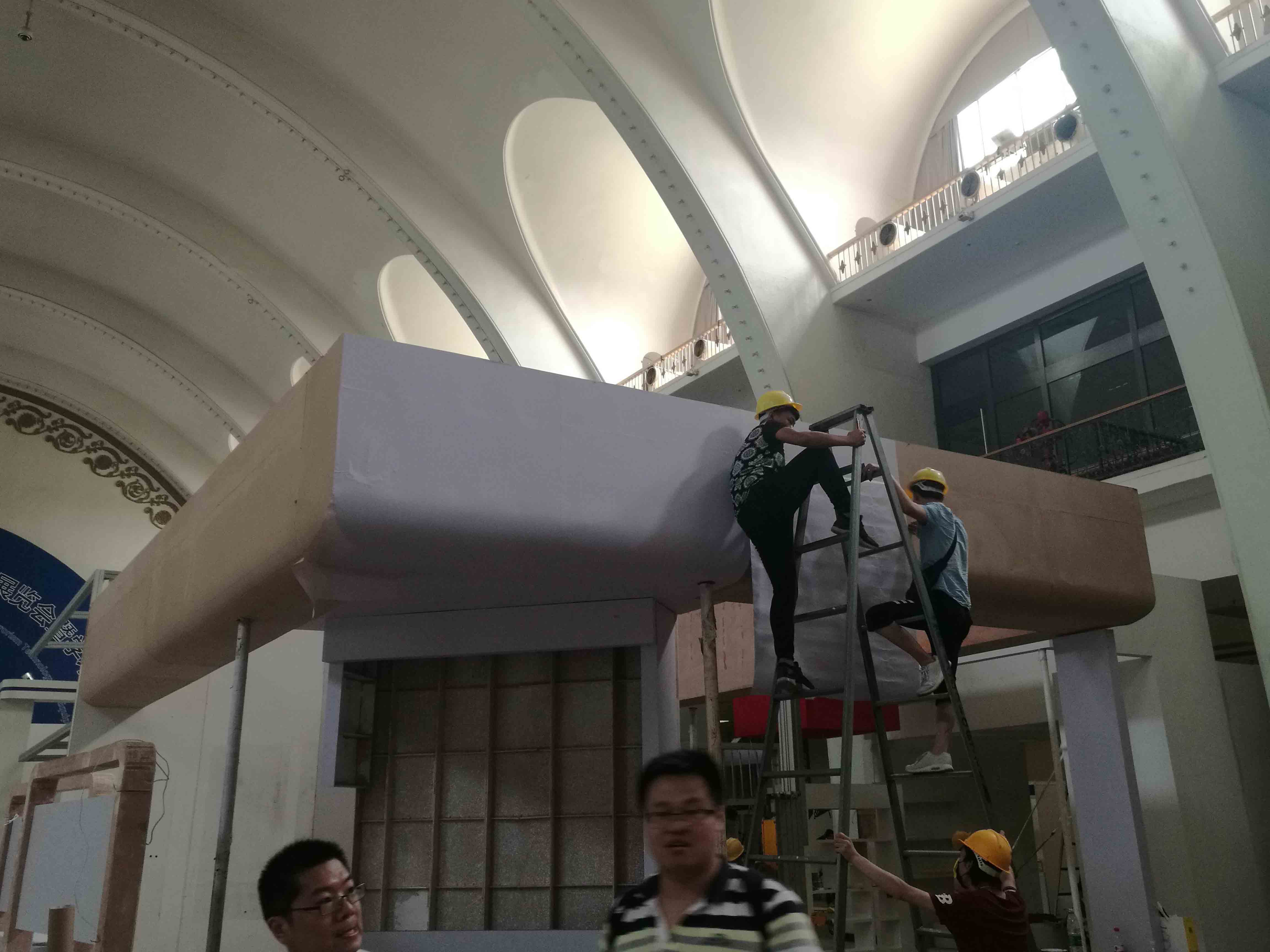 北京司法监狱展施工现场