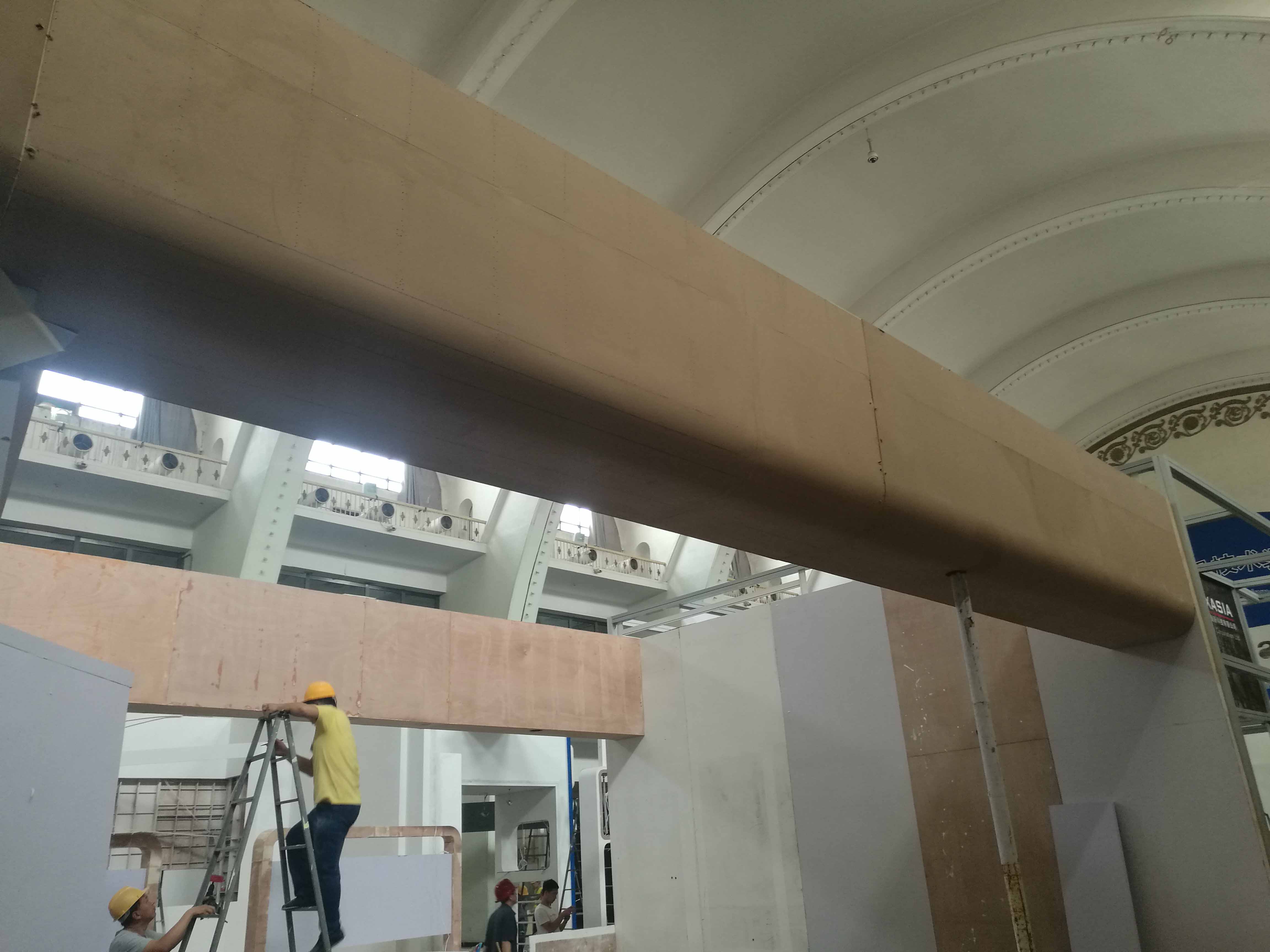 北京司法监狱展施工现场