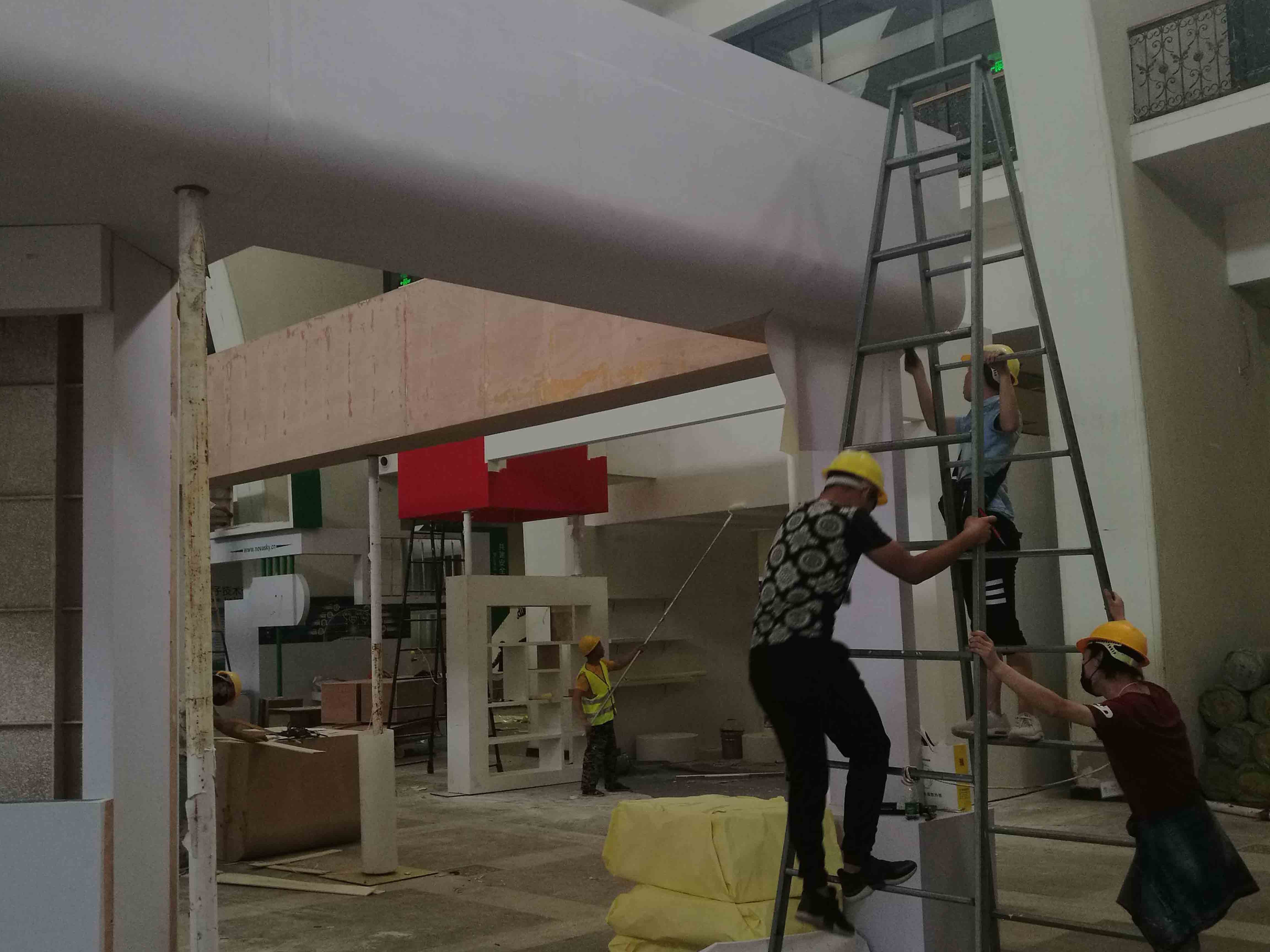 北京司法监狱展施工现场