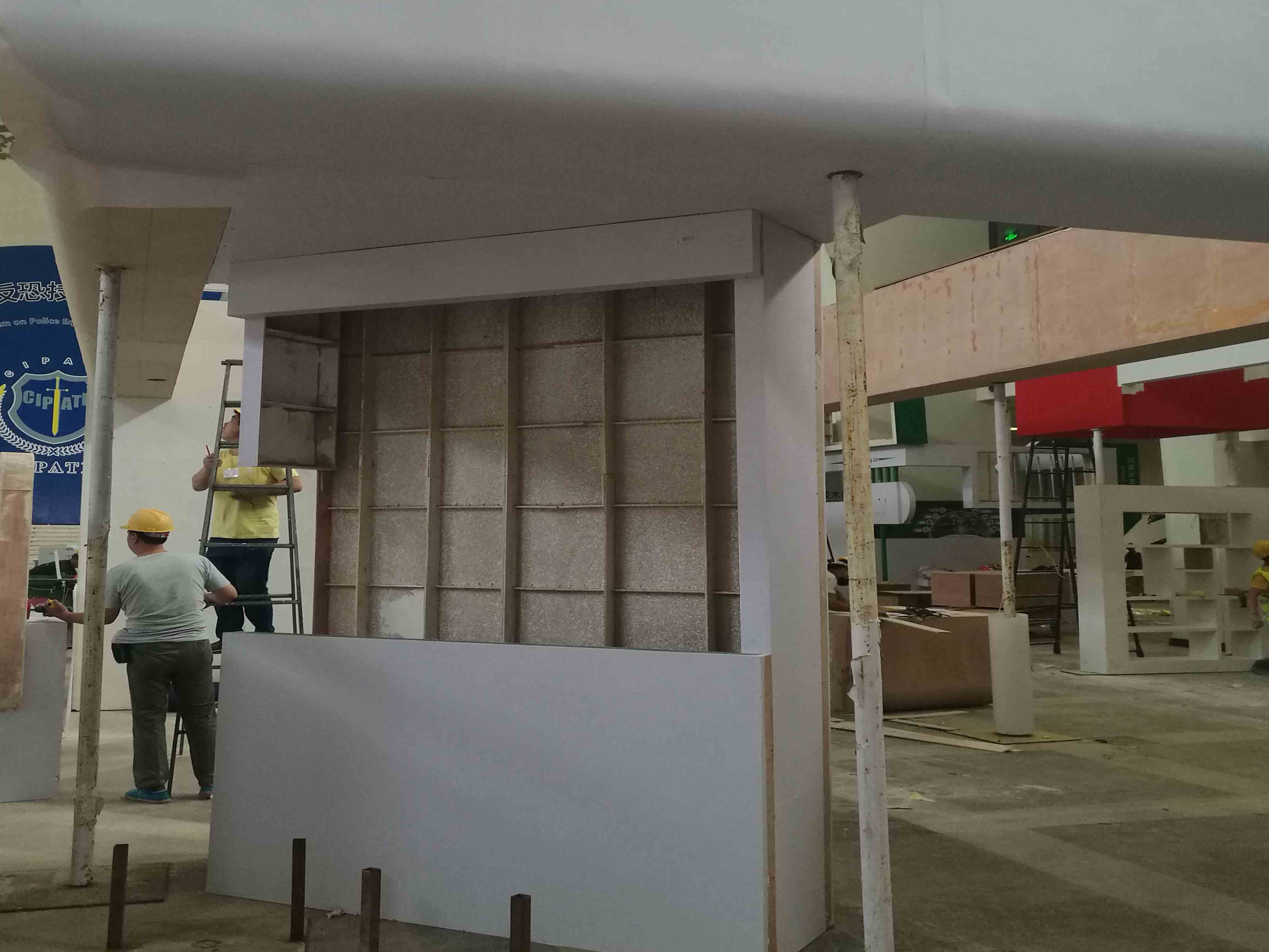 北京司法监狱展施工现场