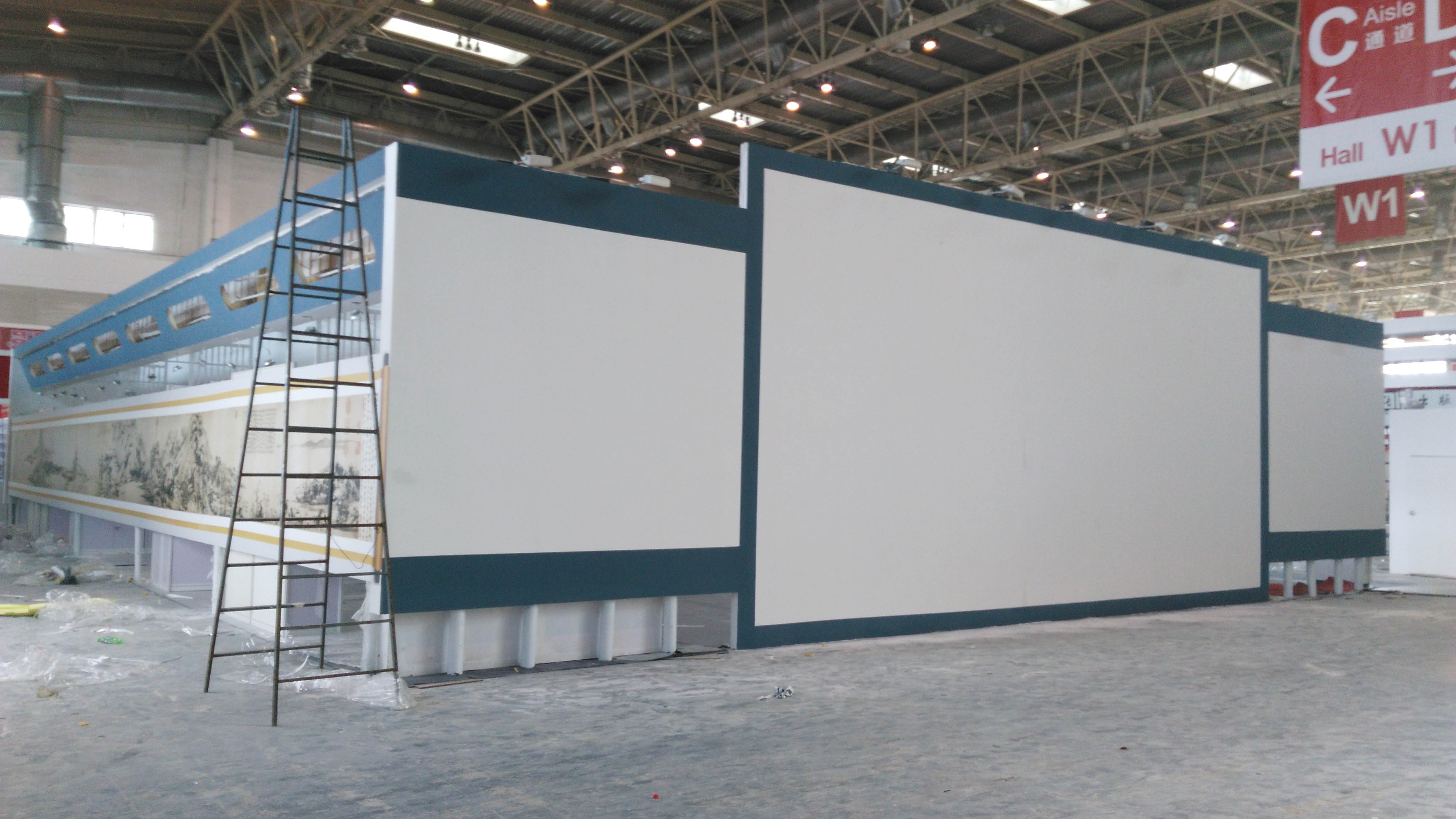 BIBF北京国际书展施工现场二