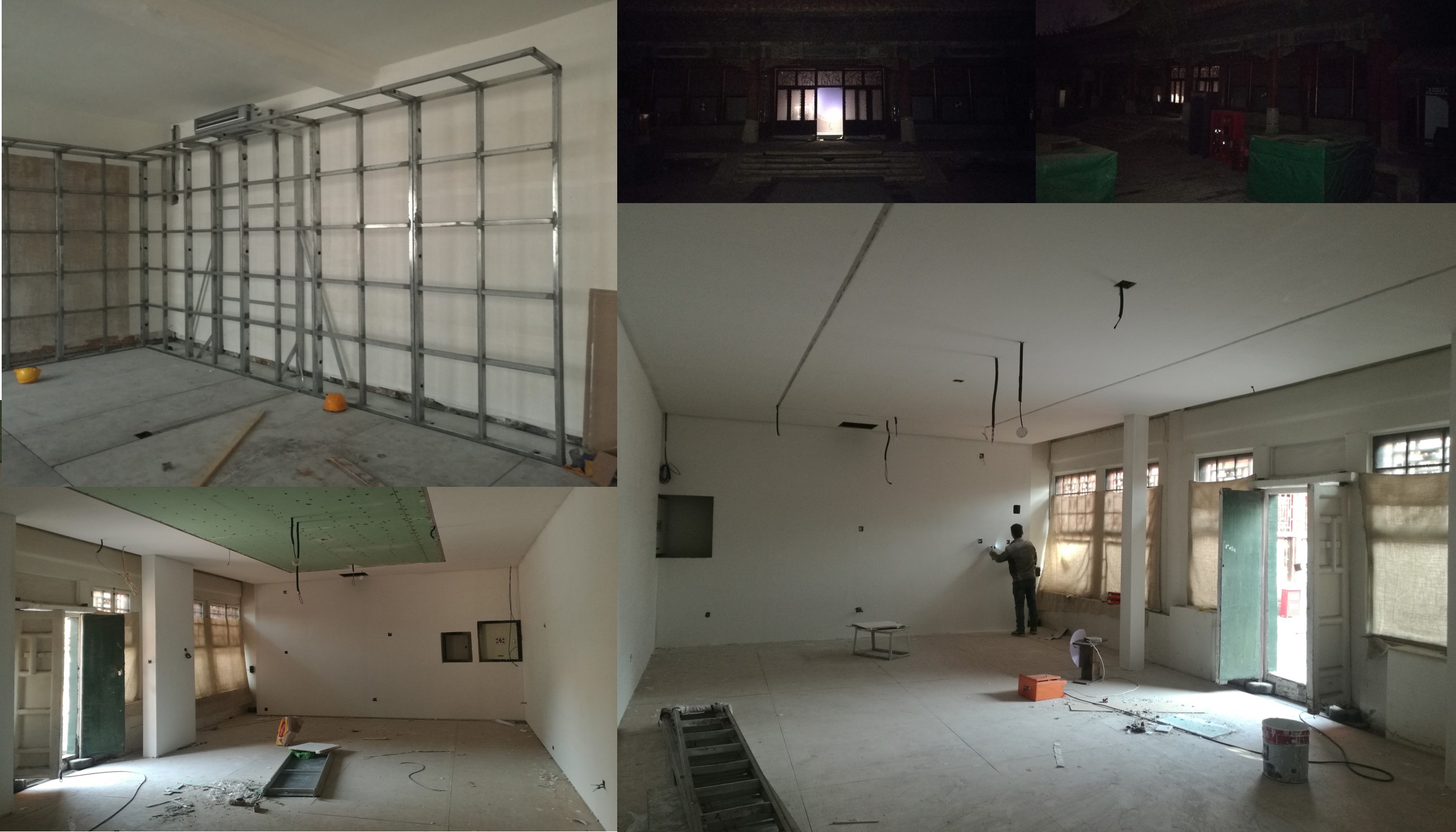 钟粹宫古琴展施工现场